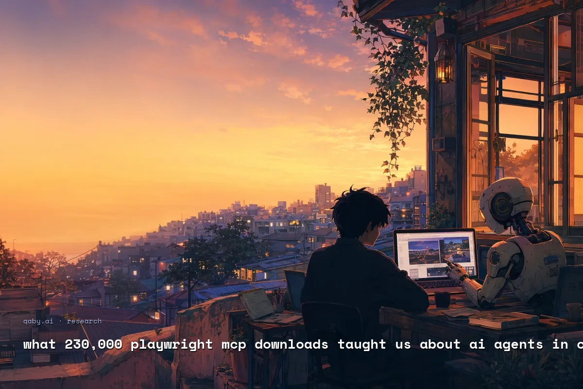 What 230,000 Playwright MCP Downloads Taught Us About AI Agents in CI/CD