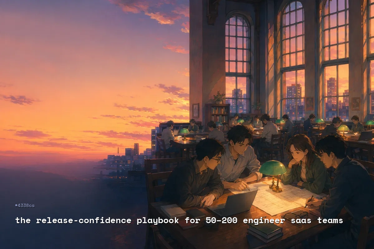 The Release-Confidence Playbook for 50–200 Engineer SaaS Teams